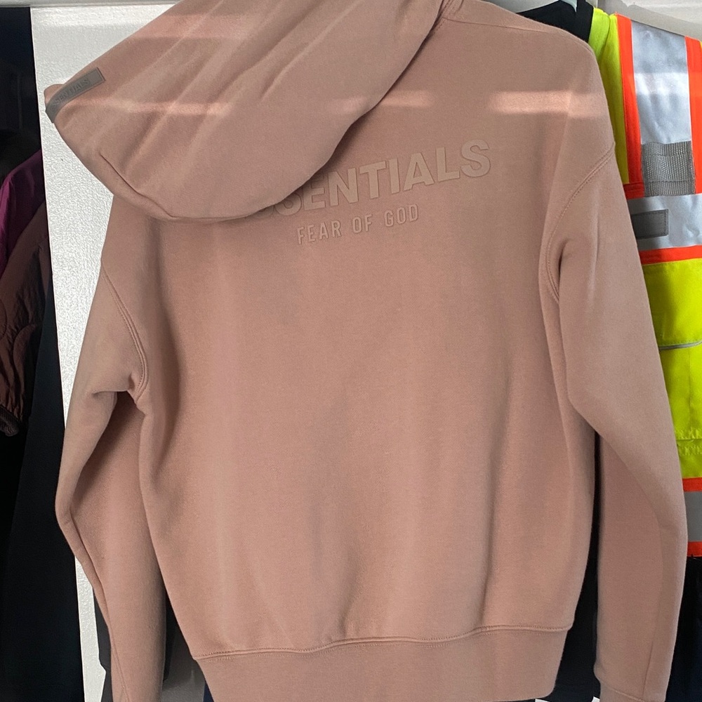 Fear of God Essentials Dusty Pink Hoodie - Picture 2 of 3